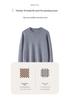 2026 Autumn/Winter Women's Gray Half-High Neck Wool Knit Sweater