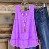 2025 European & American Women's Summer Solid Color Casual Vest Top