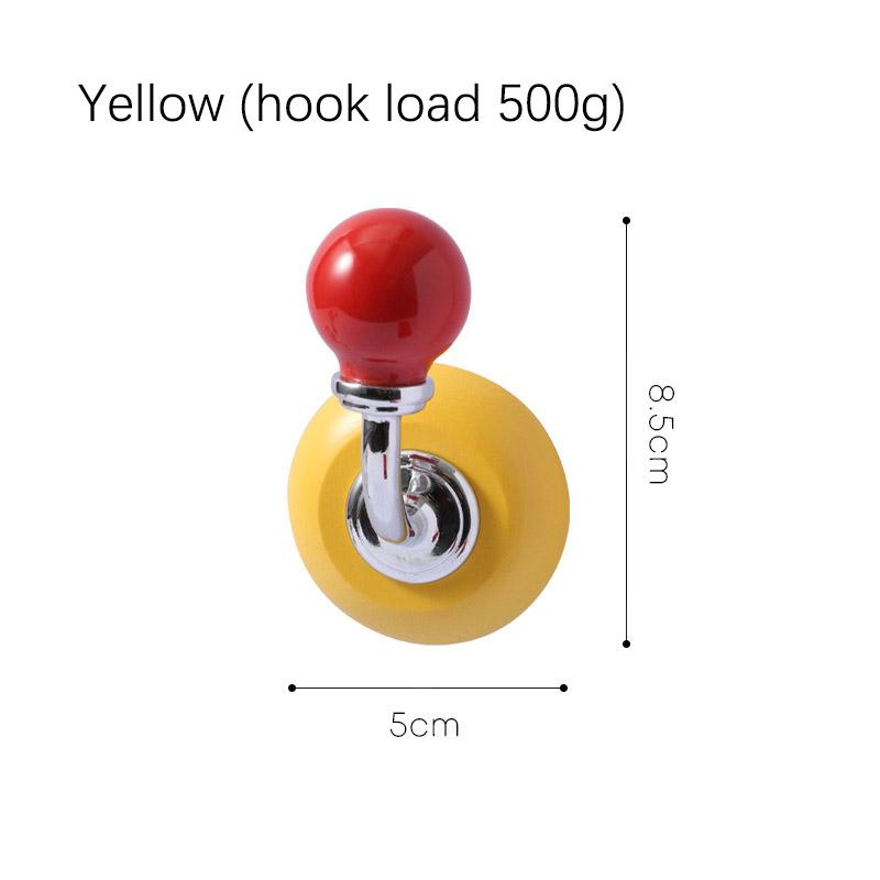 

No Drill Magnetic Hooks - Round Ball & Heart Design - Strong, Damage-Free Hold for Fridge & Doors,Perfect for Home Decor