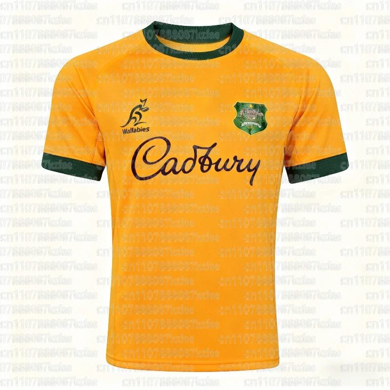 T-shirt da Rugby Estiva 2026 per Genitori e Figli Australiani, Top Casual Traspirante, Maglietta Neutra Sportiva ad Asciugatura Rapida