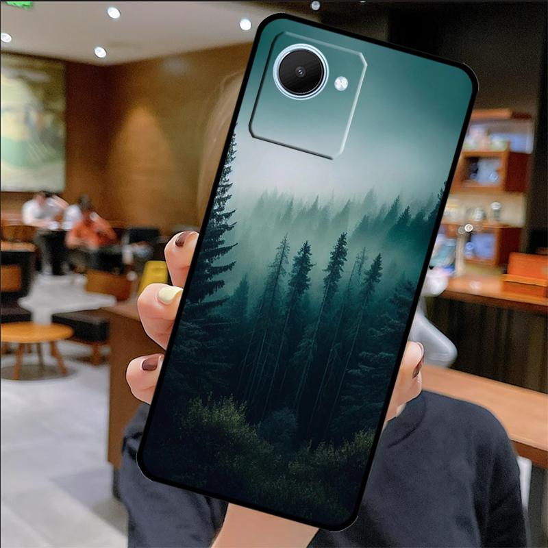 Beautiful Mountain Forest Nature Case For Realme 14 Pro Plus 12 10 11 13 GT 6 6T 5 GT7 Pro C61 C55 C51 C21Y C25S C67 C75 C53