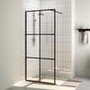 VidaXL Shower Wall with Glass Bathtub Partition Bathroom Accessory Shower Partition Home Interior ESG 151025