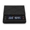 Compact Precise Kitchen Electronic Scale, Smart Timer Scale for Pour-Over Coffee, Baking Scale for Coffee Beans, Weight Food Scale
