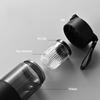 Smart LED Temperature Display Water Bottle For Tea With Tea Separation Strainer Infuser Tritan Material Tea Bottle