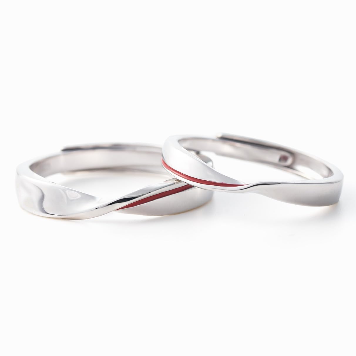 

Pairing Red Thread of Fate Free Size Couple Matching Ring Silver [Nicoiro] (S925) (Pairing) срібний