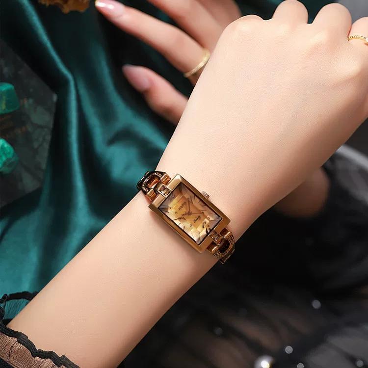 Julius South Korea Rectangular Retro Women's Watch