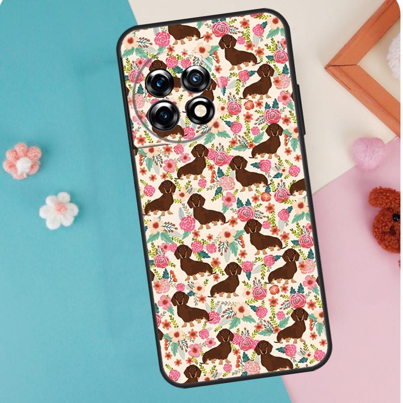 

Dachshund Dog Case For OnePlus 12 11 9 10 Pro 9RT 10T 10R 12R OnePlus Nord N10 N20 CE 2 3 Lite 2T Cover OnePlus 9Pro