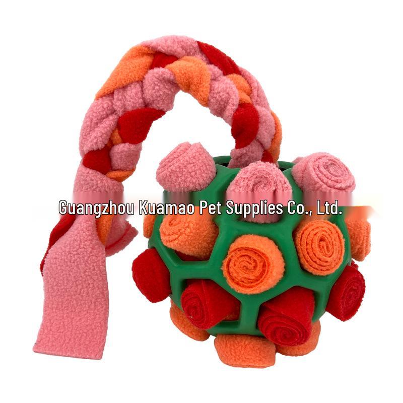 Interactive Dog Puzzle Ball: Sniffing, Teething, Energy-Boosting Olfactory Training Toy