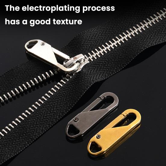 Detachable Zipper Pull Replacement Zipper Pull Tab Quick Attach Remove Zipper Pull for Backpacks