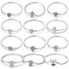 Bracelets Copper Authentic 1720CM Star Shape Flowers Butterfly Starfish Seaworld Bracelets Compatible With Do It Yourself Charm Bead Charms Birthday