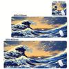 Large Mouse Pad Great Wave Off Kanagawa Mousepad Design NonSlip Gaming Desk Mat For Office And Gaming Desktop Decoration