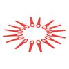 100Pcs Plastic Trimming Blades Lawn Mower Gourd Type Cutting Replacement Garden Pruning Tools