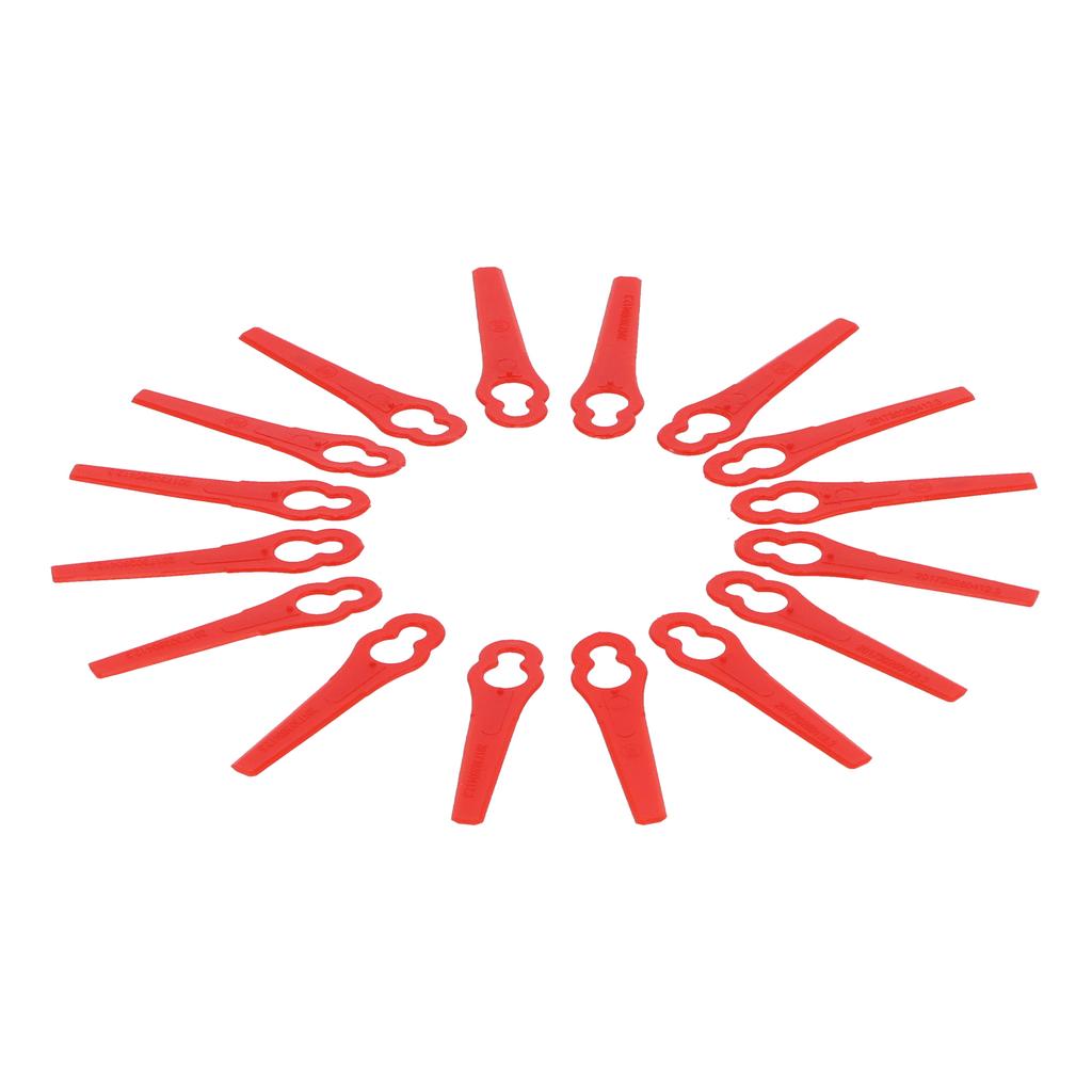 100Pcs Plastic Trimming Blades Lawn Mower Gourd Type Cutting Replacement Garden Pruning Tools