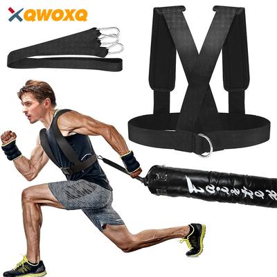Postroj pre sánky Postroj na ťahanie pneumatiky Ťažný popruh so zosilneným zámkom Fitness Postroj na sánky s váhami Tréningový postroj na rýchlosť
