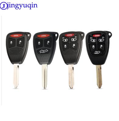 Jingyuqin 3/4/5 B Remote Car Key Shell Cover For Chrysler 300 Aspen For Dodge Dakota Durango For Jeep Grand Cherokee Commander