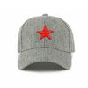 Autumn Winter Sunscreen Sunshade Hat Stereo Embroidered Five-Pointed Star Baseball Cap for Men