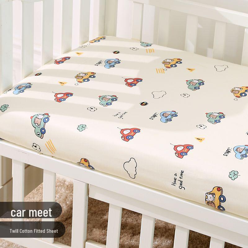 Customizable Soft Breathable Baby Crib and Kids Bed Mattress Cover