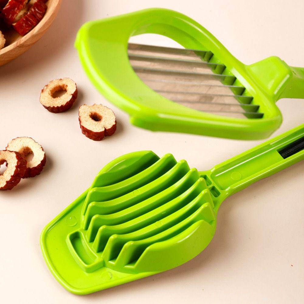 Handheld Easy To Use Stainless Steel Fruit Cutter Cutting Tool Egg Slicer Kiwi Divider