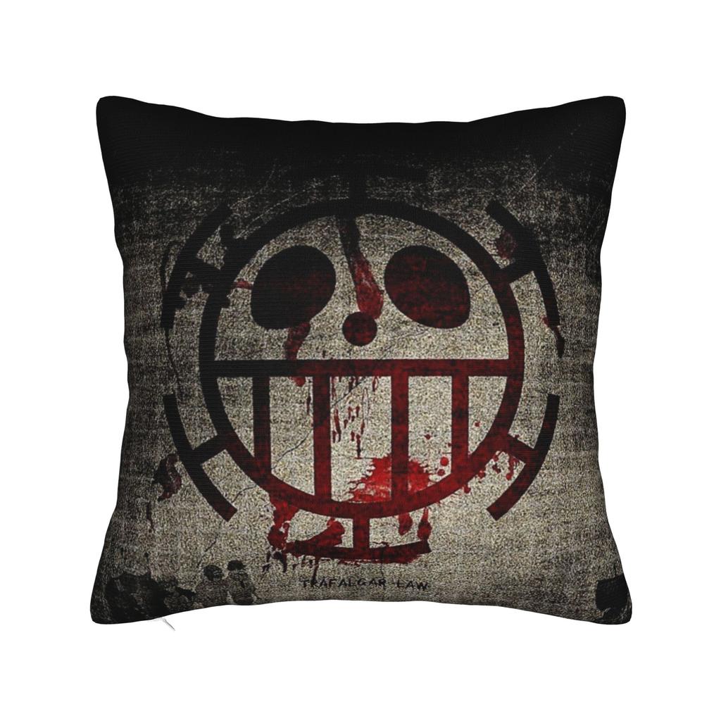 Luffy Anime Throw Pillow Cover Polyester Cushions for Sofa Vintage Cushion Covers
