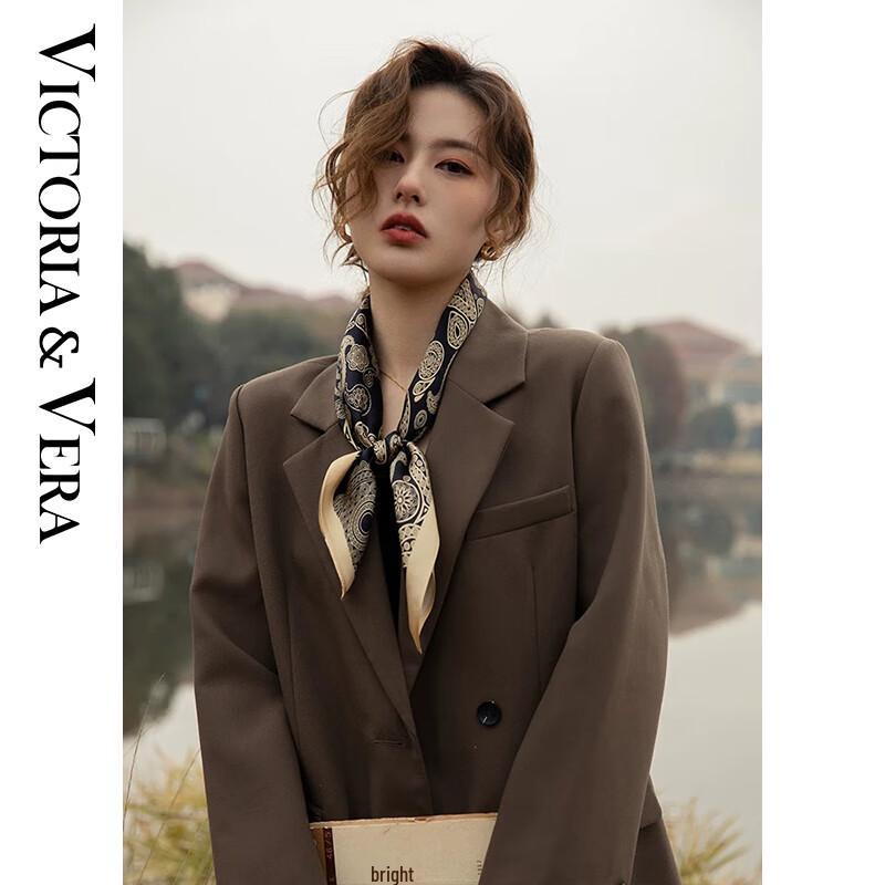 VICTORIA&VERA Vintage Mulberry Silk Printed Scarf