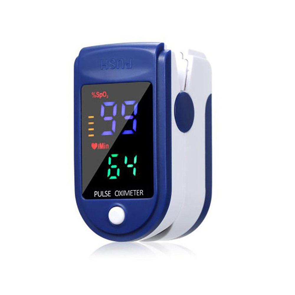 Fingertip Pulse Oximeter Blood Oxygen Saturation & Heart Rate Monitor with Lanyard 2-way OLED