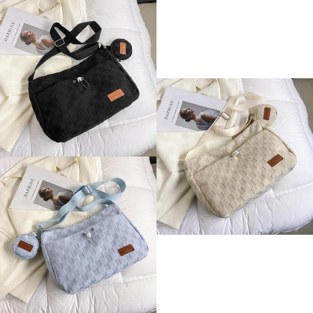 Trendy Canvas Tote Bag Women 2023 Summer New Small Batch Design Large Capacity Fashion Crossbody Bag