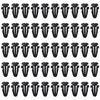 Qicarkey 50pcs Grille Retainer Clip 01553-03831 0155303831 Black Clip Replacement