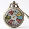 Multicolor Flip Cover Quartz Pocket Watches For Men Women Korean Version Design Vintage Pocket Fob Watch Relógio