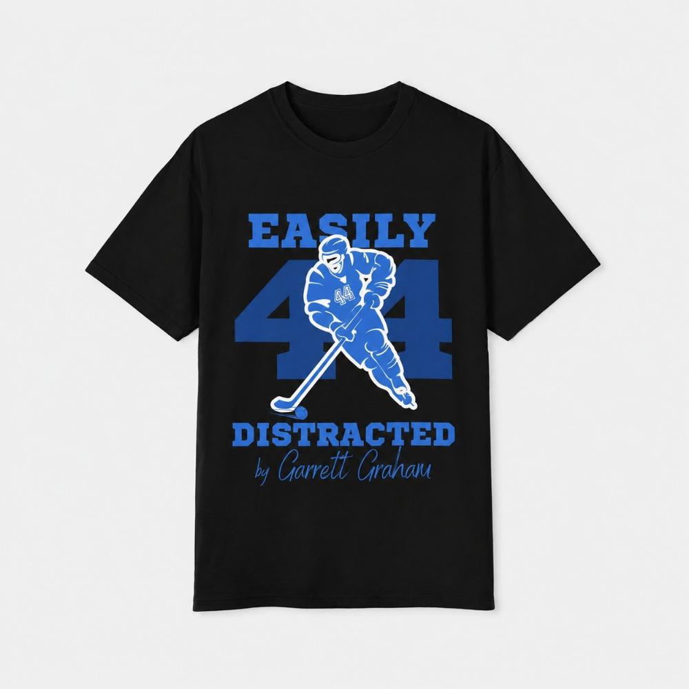 2026 New Off-Campus Briar Garrett Graham 44 Graphics T-Shirt Cotton Men and Women Summer Fashion Ice Hockey Streetwear T Shirt S