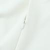 Summer Popular Women's French Simple White Bubble Sleeve Waist Dress