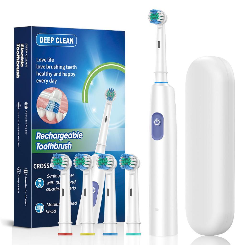 Rotating Sonic Electric Toothbrush: Waterproof, Soft Bristle, Magnetic Levitation, 5-Speed Adjustable