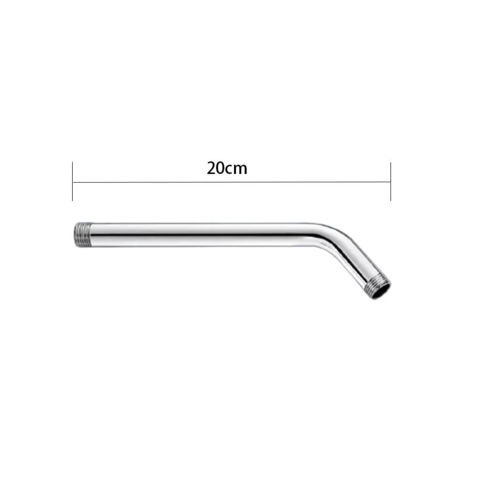 Stainless Steel Shower Pipe Wall Mounted Shower Arm Pipe Shower Head Extension Pipe