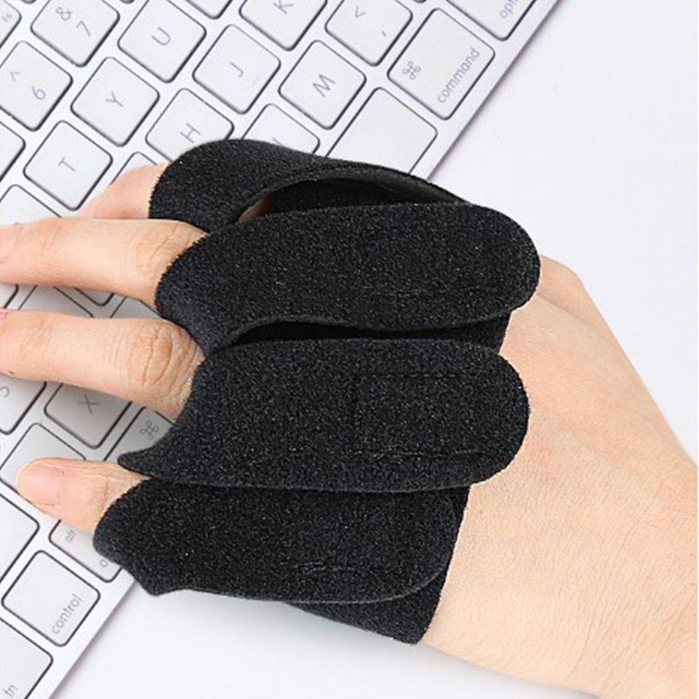 2pcs Lightweight Finger Brace Compression Splint-ring Tape Finger Support  Tendinitis
