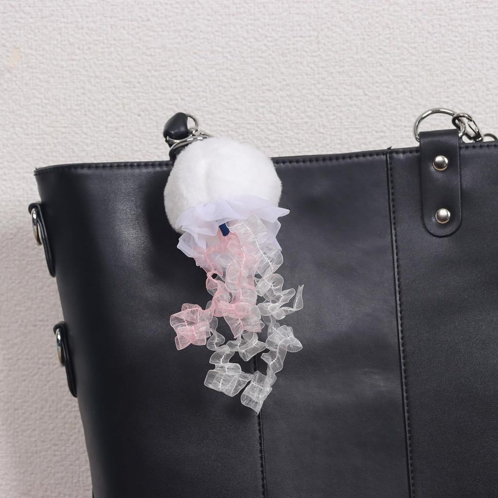 Takeoff Plush Toy Sweet Jelly (Jellyfish) S White & Pink
