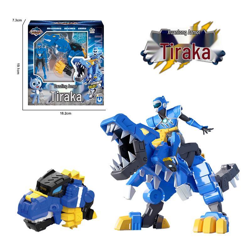 Zhan Gao Mini Force Super Dinosaur Power Series 2 Transforming Mecha Robot Toy