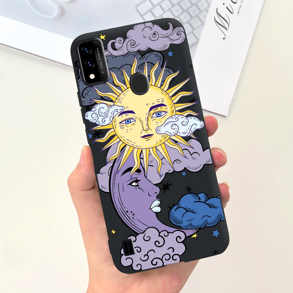 For ZTE Blade A51 A71 2021 Case Soft Silicone Bumper Cool Style Dragon Astronaut Cat Fundas ZTE A71 BladeA51 Housing Shockproof