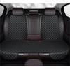 Universal Nappa Leather Car Seat Cushion: Star Embroidered, Backless, Non-Slip, Three-Piece Set