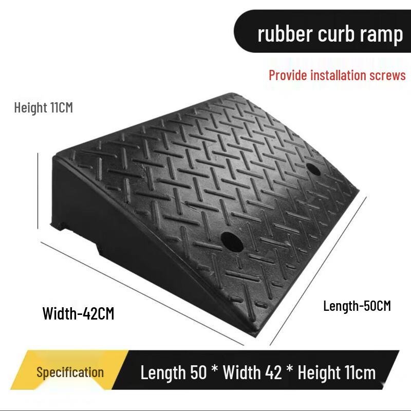 Brangdy Rubber Curb Ramp Mat