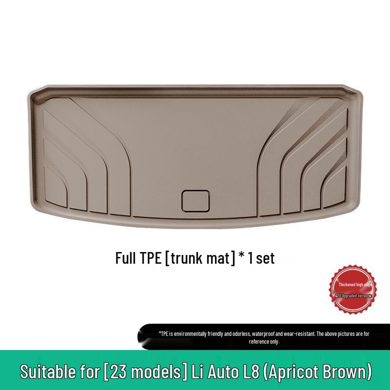 Custom TPE Car Mats for 23-24 L8 Models: Full Set for Interior and Trunk