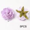 Purple Artificial Flowers Heads Silk Fake Flowers For Home Decor Party Wedding Decoration DIY Valentine's Day Gifts Accessories