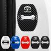 WTRK1 4pcs Car Stickers Car Door Lock Cover Auto Emblems Case For Toyota TRD Camry Corolla Rav4 Yaris Prius