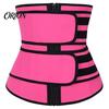 Fat Burning Band Women Waist Trimmer Belt with Zipper, Trainer Sweat Stomach Slimming Wrap, Enhancing Lower Belly Sauna Adjustable Cincher