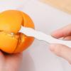 New Model Kitchen Appliance for Removing Peels From Fresh Fruits. Home-use Stainless Steel Device for Peeling Oranges and Grapefruits.