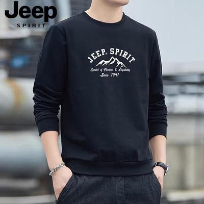 JEEP SPIRIT Men's Casual Long Sleeve Sweatshirt