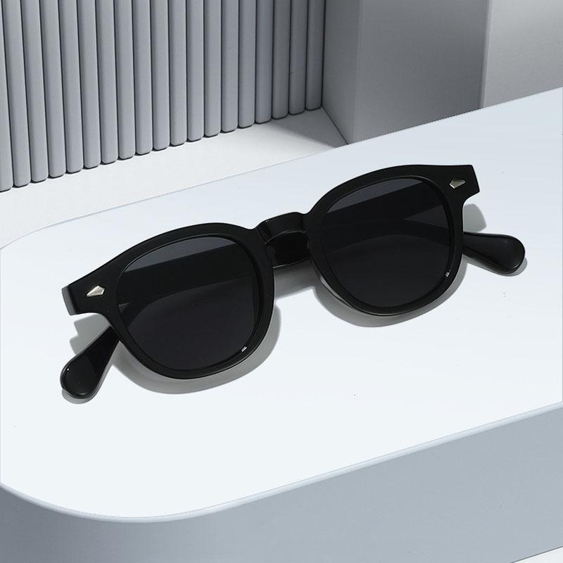 New Fashion Round Sunglasses Women Sunscreen Decorative Glasses Men Driving and Cycling Outdoor UV400 Eye Protection Sun Glasses