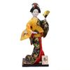QX2E 30cm Handgefertigte Japanische Geisha Kimono Puppen Figurinen Präsentieren Traditionelle Kultur für Heimdekoration Sammler