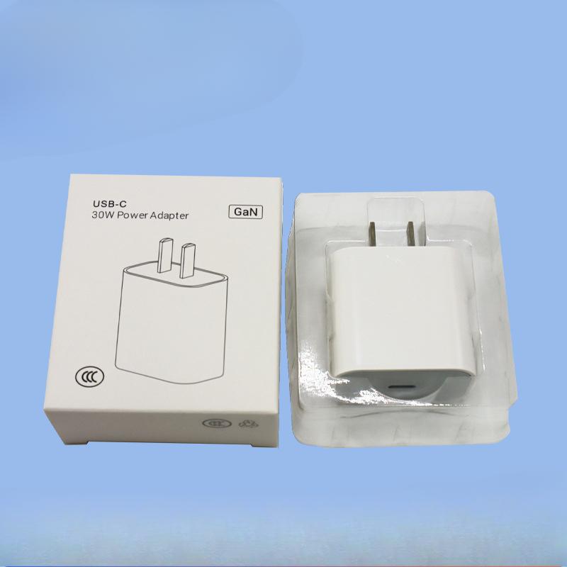 PD30W Fast Charging Charging Head Set Is Suitable for Apple 15 16 Charger 3C Certified 30W Fast Charging Charger