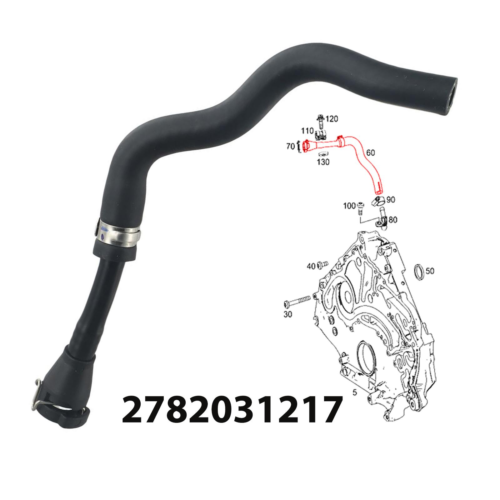

Engine Coolant Hose Vent Pipe 2782031217 A/C Accessories Black Direct Replacement Plastic Tube For Mercedes SL550 China Mainland