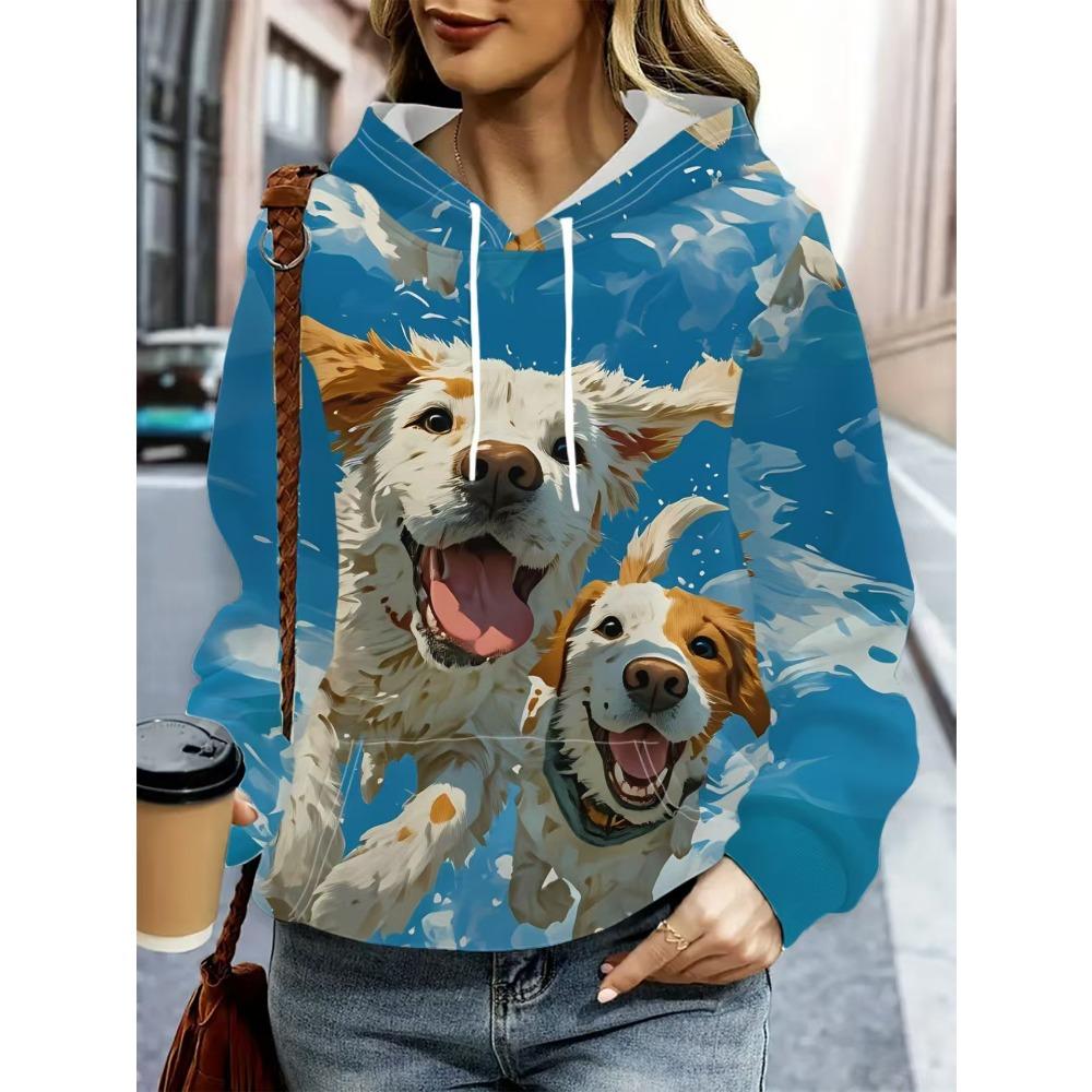 Jarní Evropský Americký Styl Mikina Vintage Zvířecí Králík Vzor 3D Tisk Mikina Dámská Ležérní Streetwear Mikina Pánské Oblečení Top