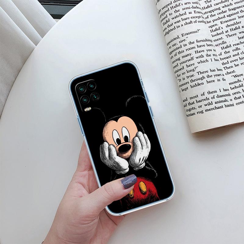 Mickey Minnie Mouse Transparent Phone Case for Motorola Moto G7 G8 G9 G84 G85 G73 G24 G15 Z2 Play Power Plus